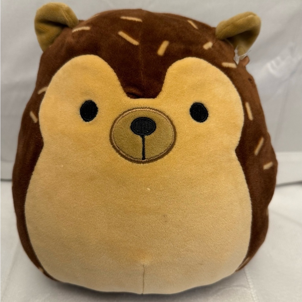 8” Squishmallows Hans Brown Hedgehog